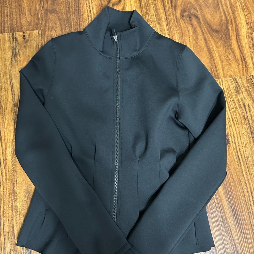 Black Women’s Zip-Front Jacket